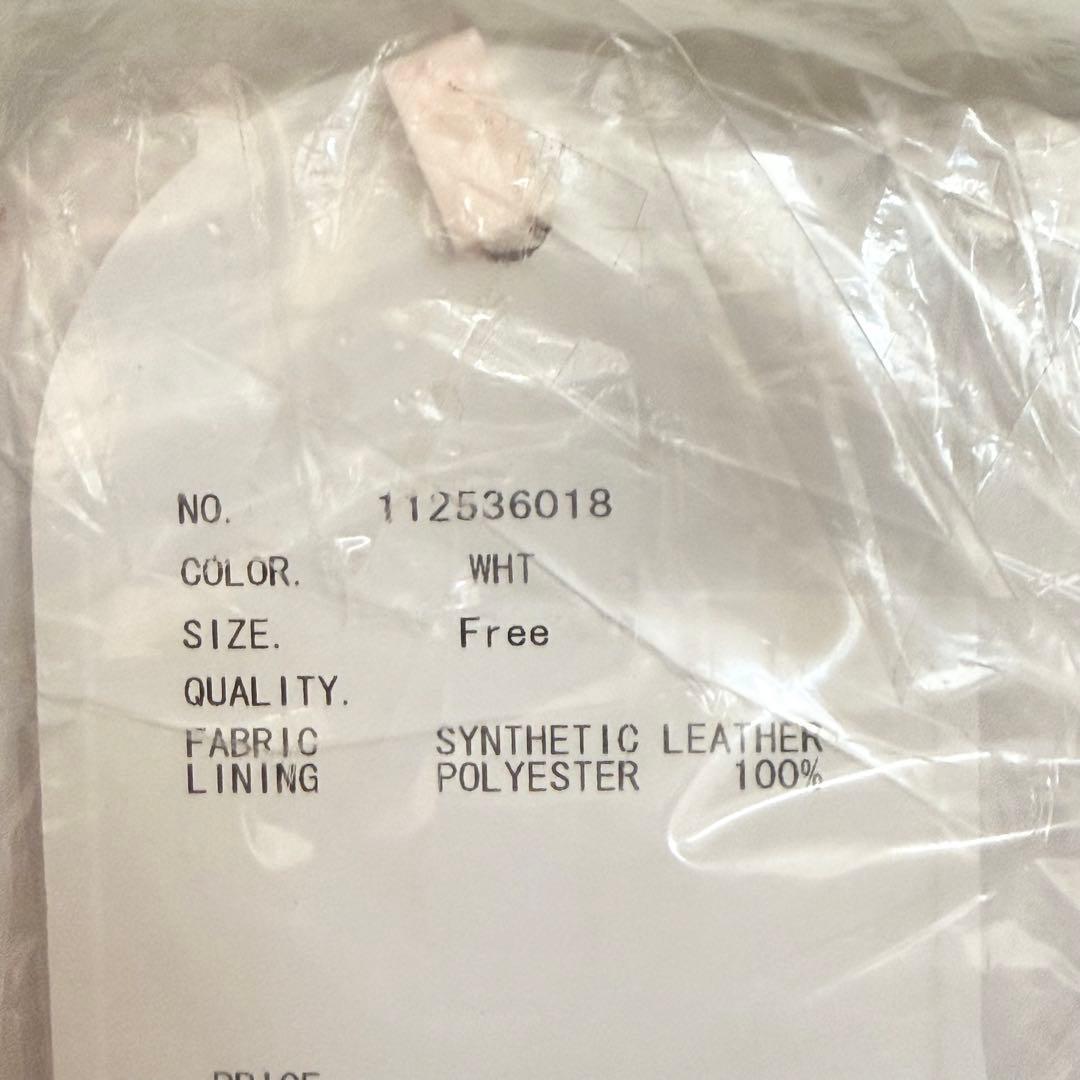 Darich キルティングスクエアミニバッグ ゴールドパーツ ホワイト 白