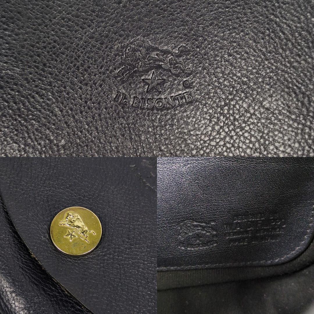 イルビゾンテ ショルダーバッグ ネイビー ハーフムーン 三日月 クロスボディ