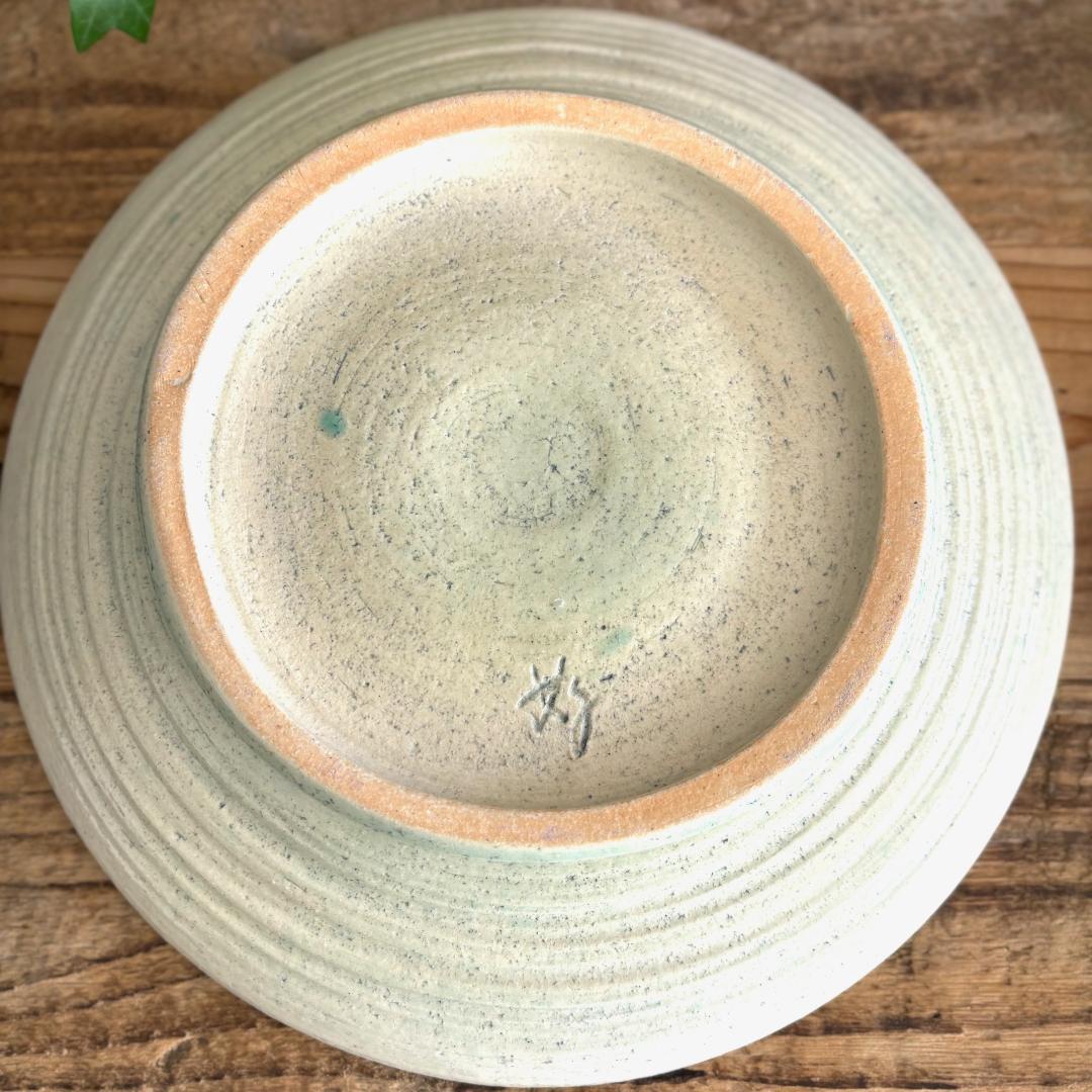 ガラス彩陶器 大皿 沖縄オーシャンブルー ギャラリー 風の島