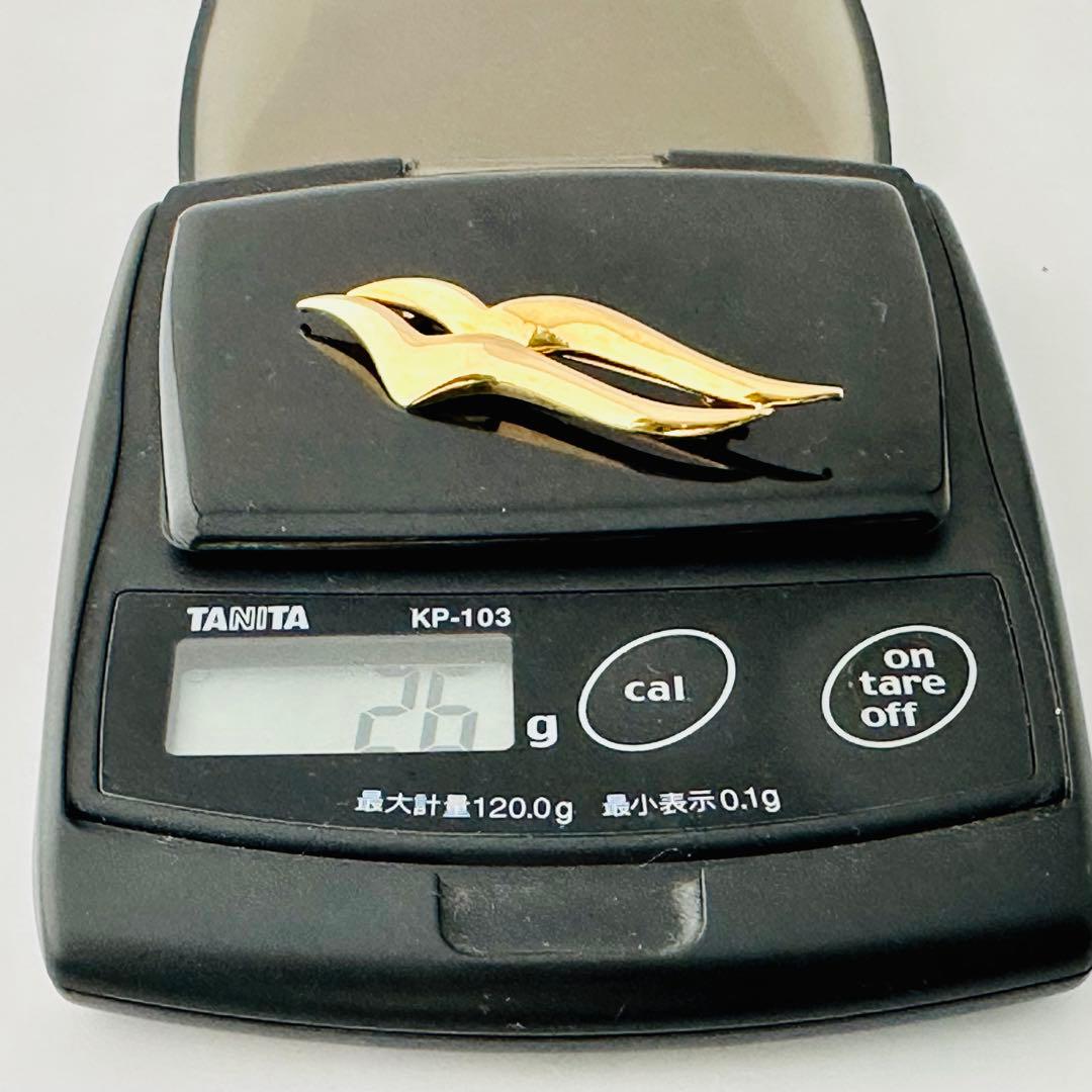 キ*ロ様 k18．18金、ブローチ(未使用) N o.A.メ.122.