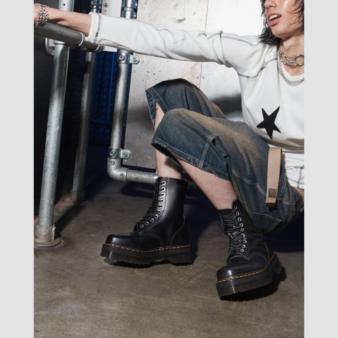 Dr. Martens 1490 QUAD SQUARED 10ホール　厚底