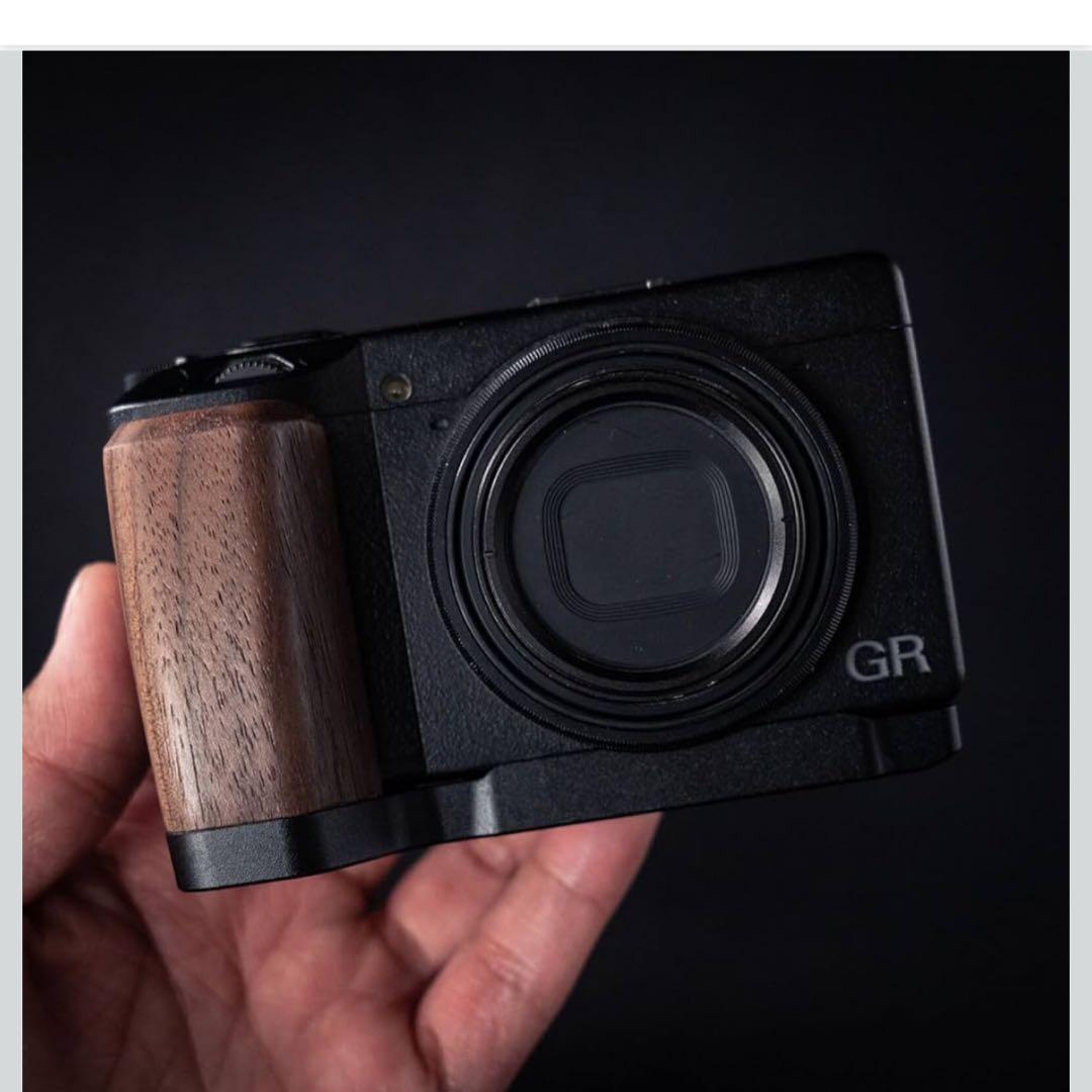 RICOH GR3 GRIII GR3X 用 ウッドグリップ（9999円で購入）