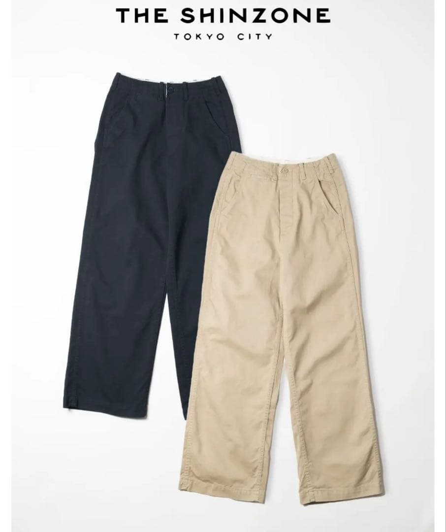 未使用級 2024年春夏モデル THE SHINZONE チノパン 洗い加工