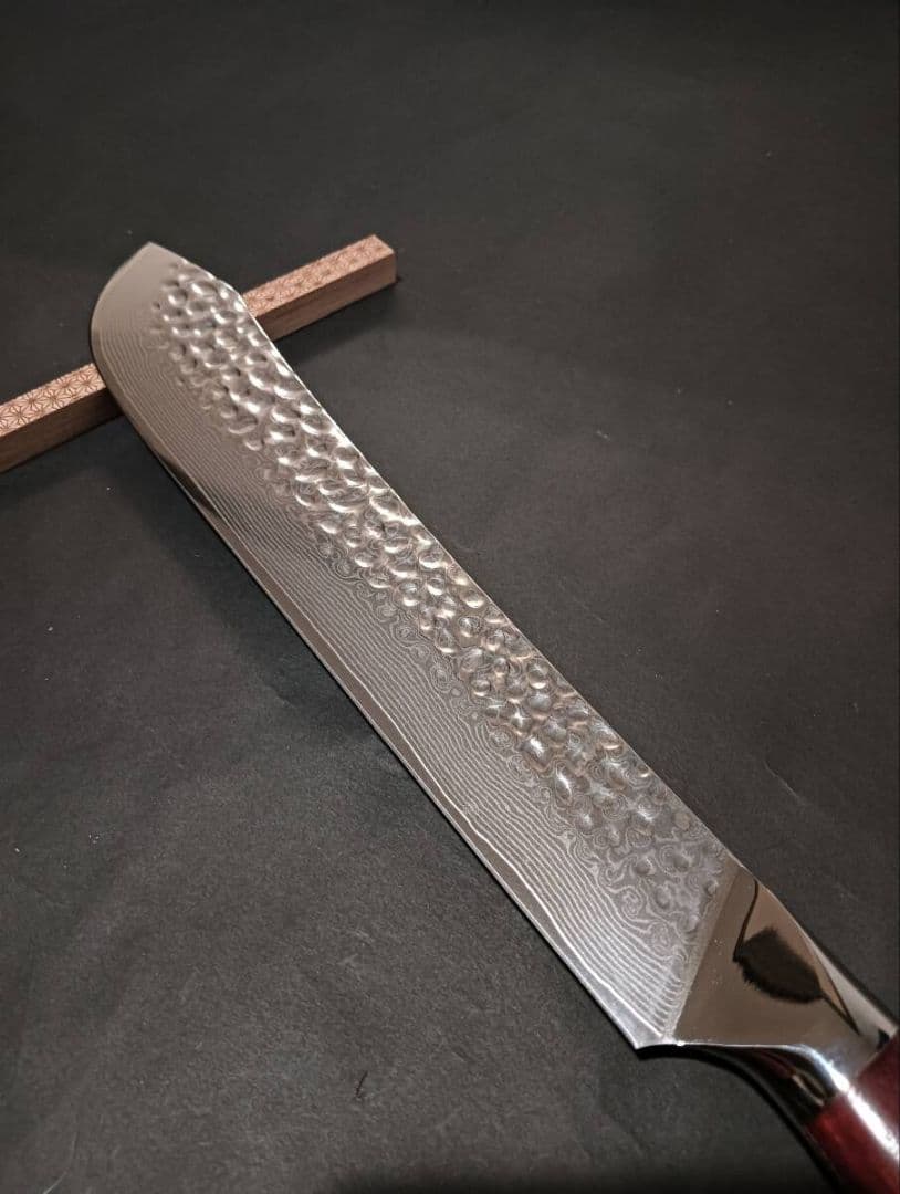 67層ダマスカスVG10 牛刀 240mm レッドマリー柄 高級シェフナイフ