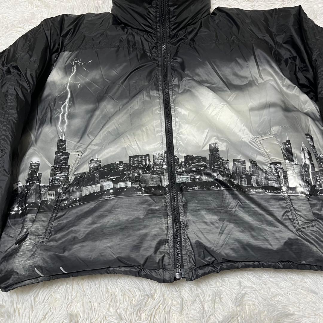 美品！Schott　リバーシブル　自由の女神　XL相当　フード　ジャケット