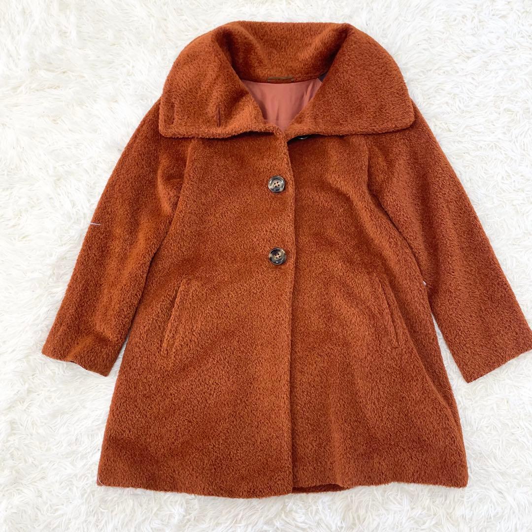 【ひろこ】マックスマーラ　ストゥディオ アルパカジャギーコート　ミドル丈