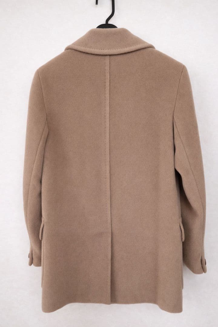 Max Mara カシミヤ混 白タグ ショートコート イタリア製 キャメル