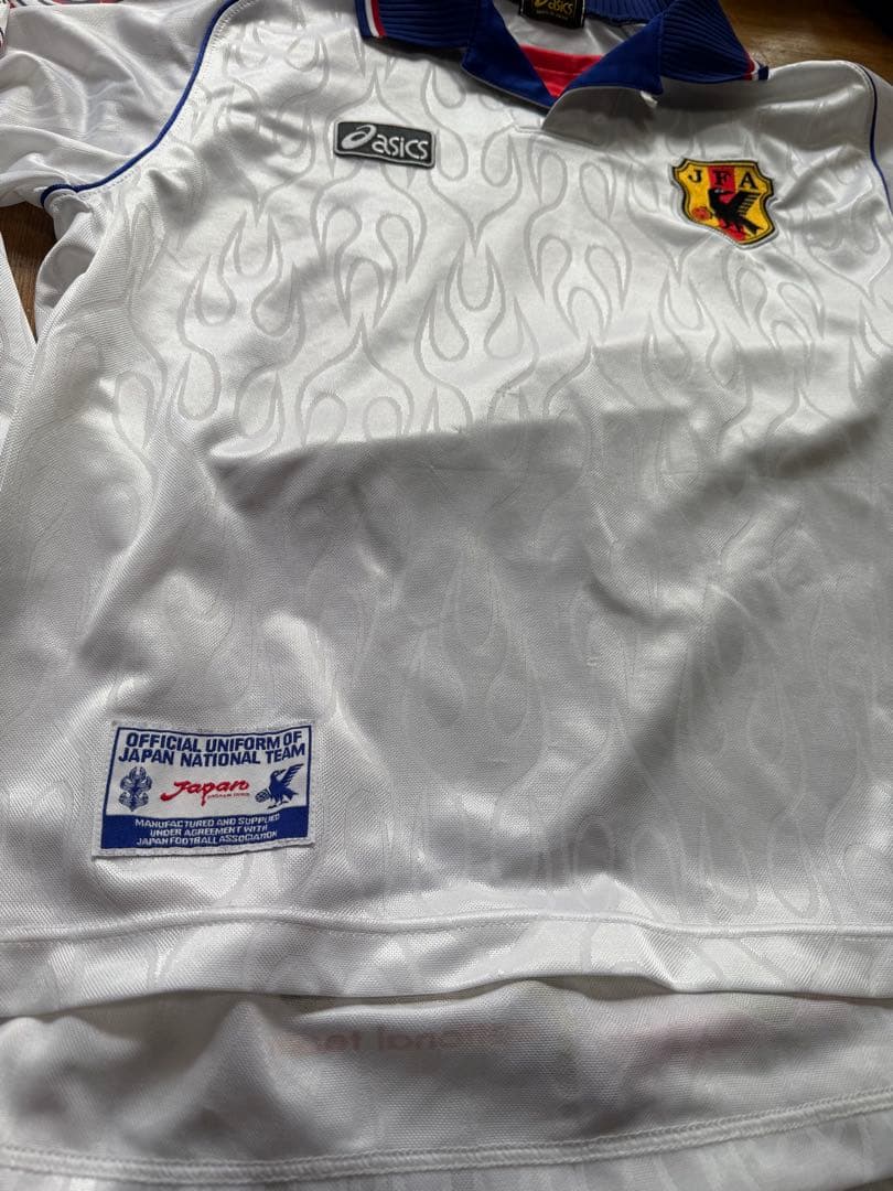 1998年　asics 日本代表ユニフォーム　jumadiba 炎ユニ