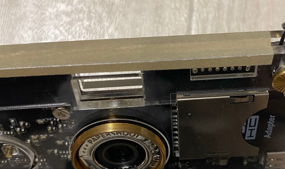 ペーパーシュートカメラ　papershoot camera