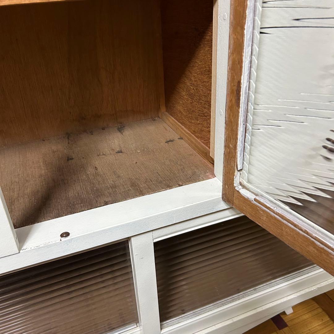 リペイント　古家具　戸棚