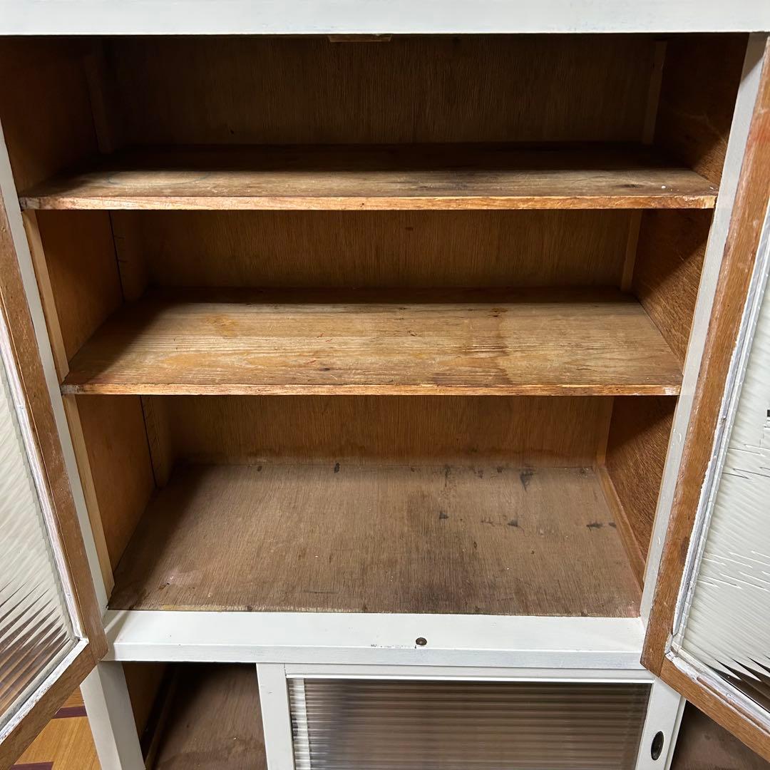 リペイント　古家具　戸棚