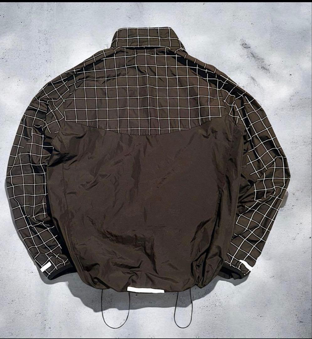 ジャケット・アウター 00s NIKE plaid pattern nylonjacket city