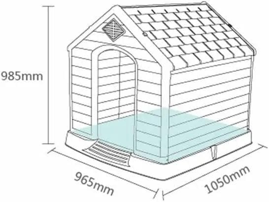 ドッグハウス 犬小屋 プラスチック製 XDB-413 MT-105 ケージ