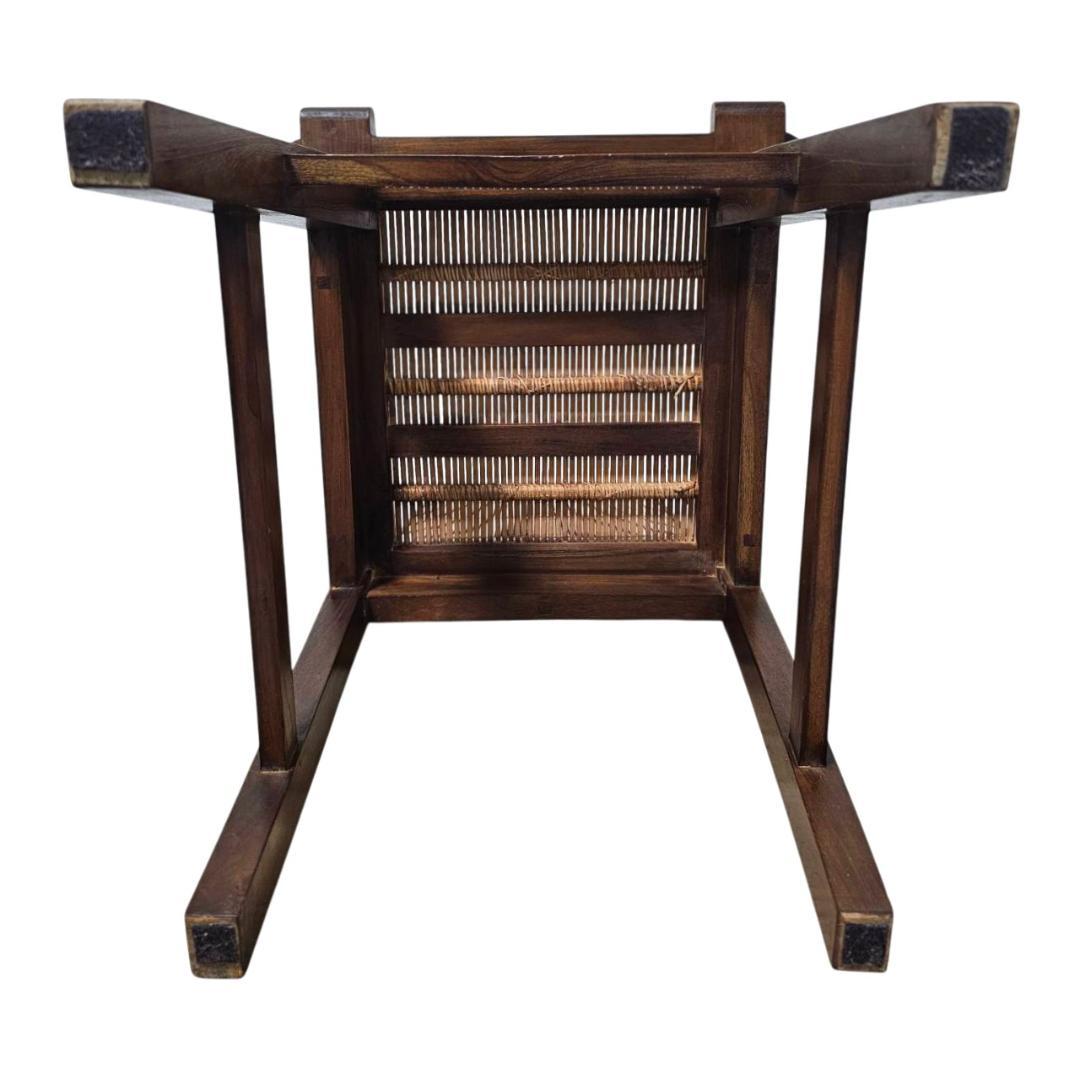 バンブーチェア① 竹×無垢材 アンティーク調 ダイニングチェア 和モダン