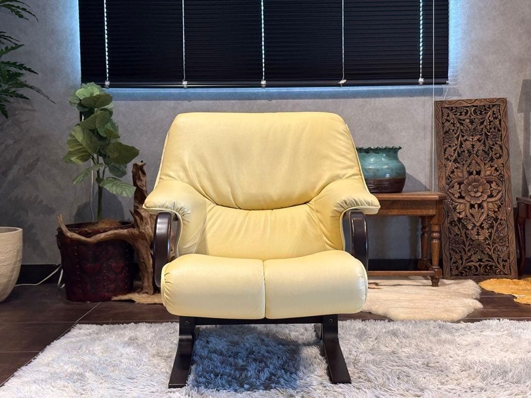 富士ファニチア　FUJI FUNITURE 曲木ソファ　ベージュ　ソファ IN