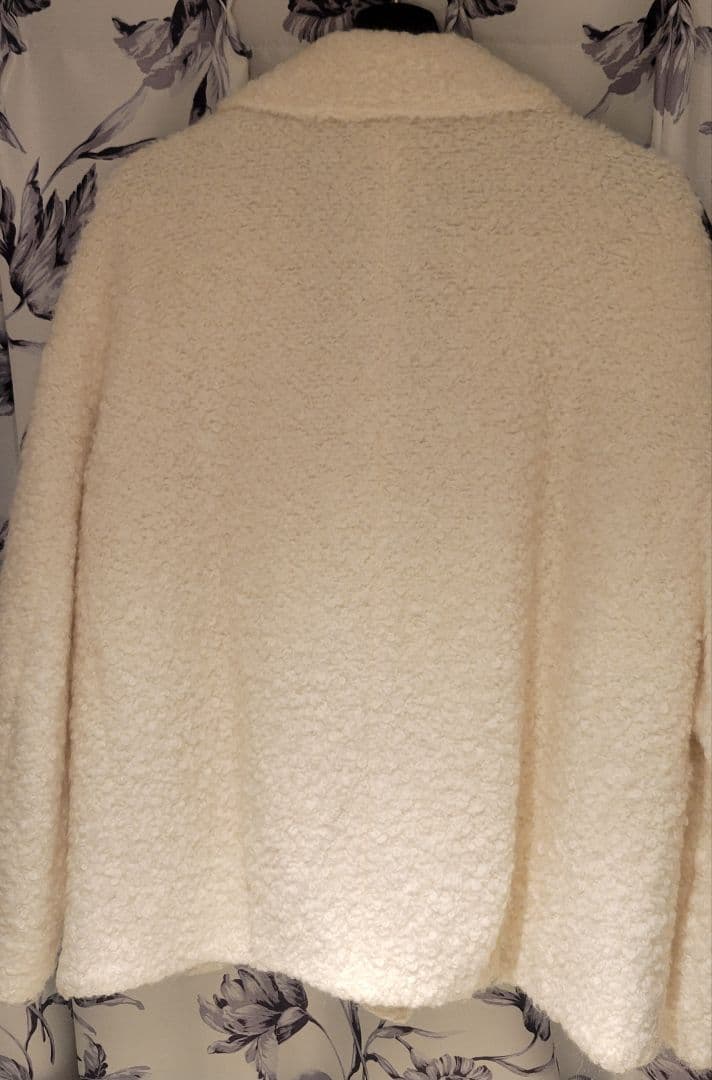 【FRAY I.D】ウールモヘアブークレミドルコート