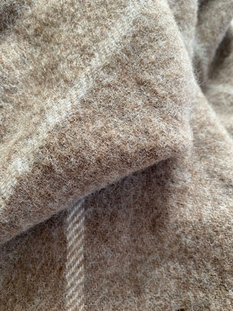 新品同様◆ウール ブランケット シルケボープレード ダナーヤ ひざ掛け