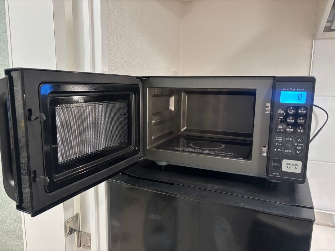 【美品】SHARP オーブンレンジ RE-F163 2023年製 取説・角皿付き