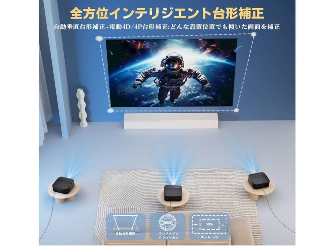 プロジェクターLisowod 家庭用