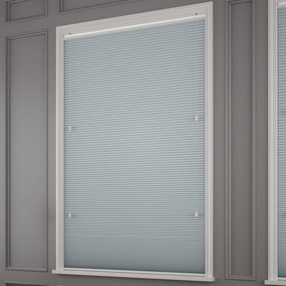 未使用 ハニカムシェード　スカイブルー　59.7×89.9