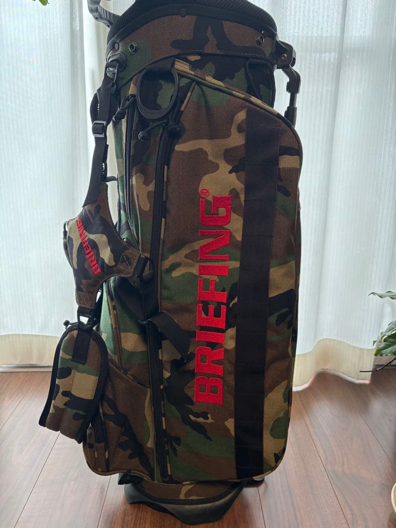 ブリーフィング　CR-4 ウッドランドカモ　迷彩　 キャディバッグ ヘッドカバー