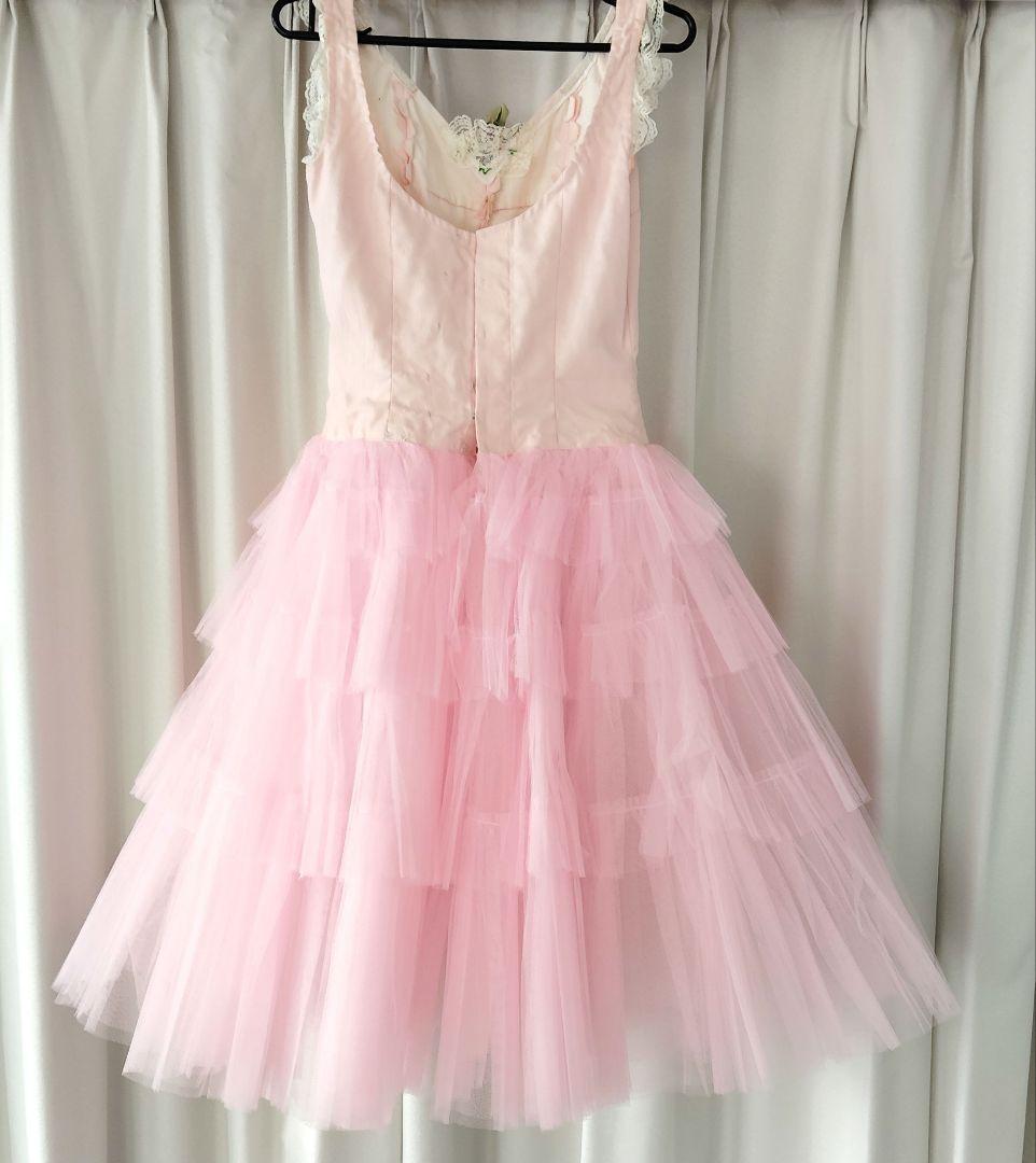 アダルト ロマンチックチュチュ 2着　訳あり　サテンとオーガンジー　 帽子付