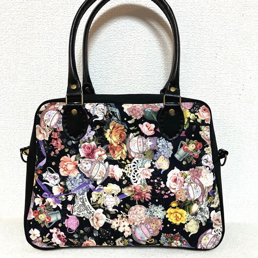 ジョリーフルール　マイリトルテイラー新柄　ボストンバッグ