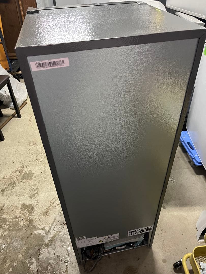 女性オーナー TCL ノンフロン冷凍冷蔵庫126L グレー 2025年製