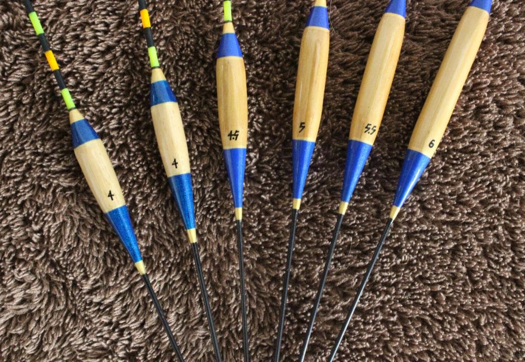 ヘラ浮子 パイプトップ ６本セット 新品未使用