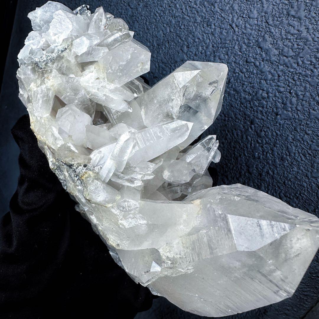 希少❗️高級品 ❗虹入り☆超綺麗♡超強いパワー ヒマラヤ水晶 クラスターA1481