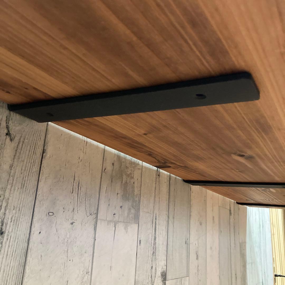 ウォールシェルフ 棚 幅120cm 無垢の杉板