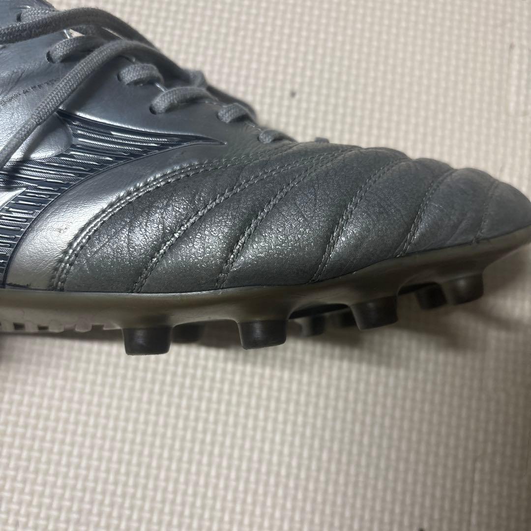 MORELIA NEO シルバースパイクシューズ　袋付き