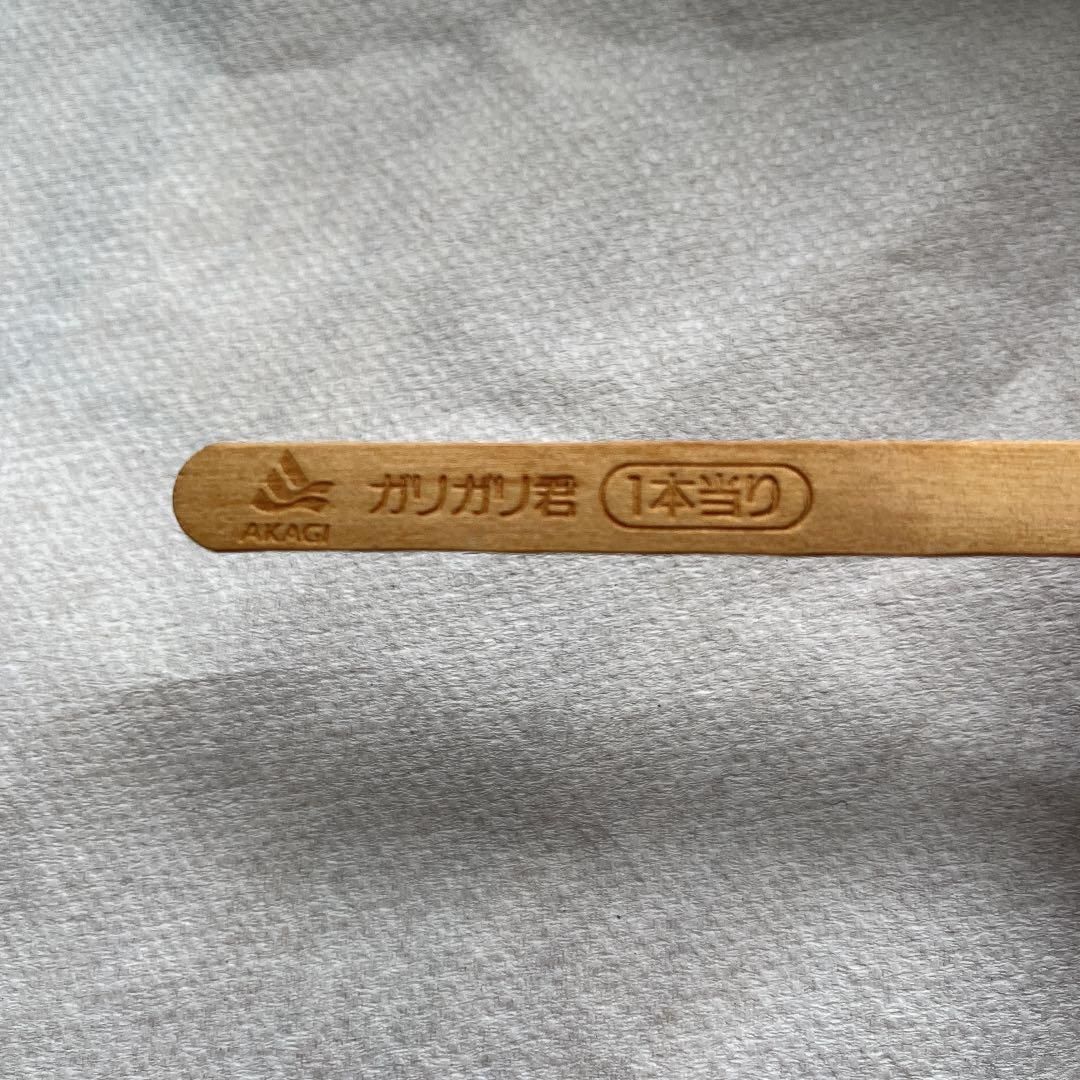 AKAGI ロゴ入り ガリガリ君 当たり棒2本