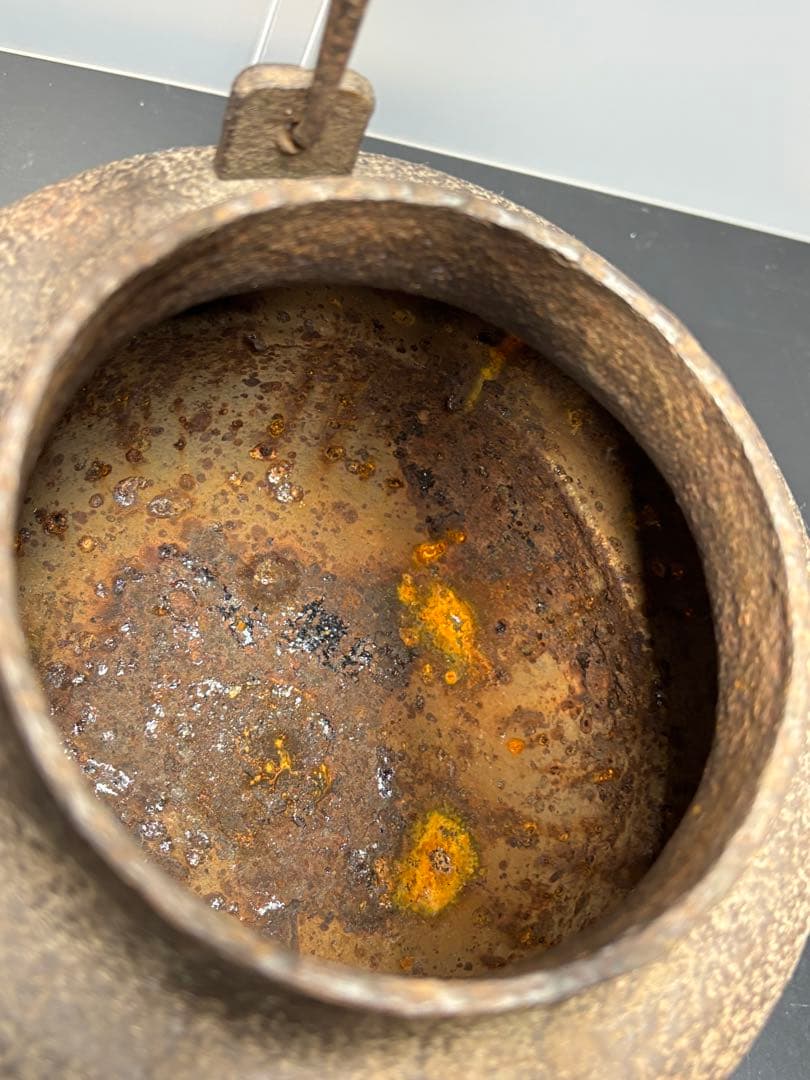 希少 大國寿朗造 鉄瓶 茶道具 茶器 古美術 骨董品 名誉 大日本釜師 名人