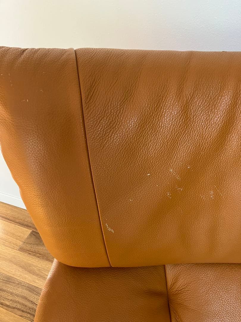 karimoku カリモク 回転 本革レザー 1人掛けソファ ラウンジソファ