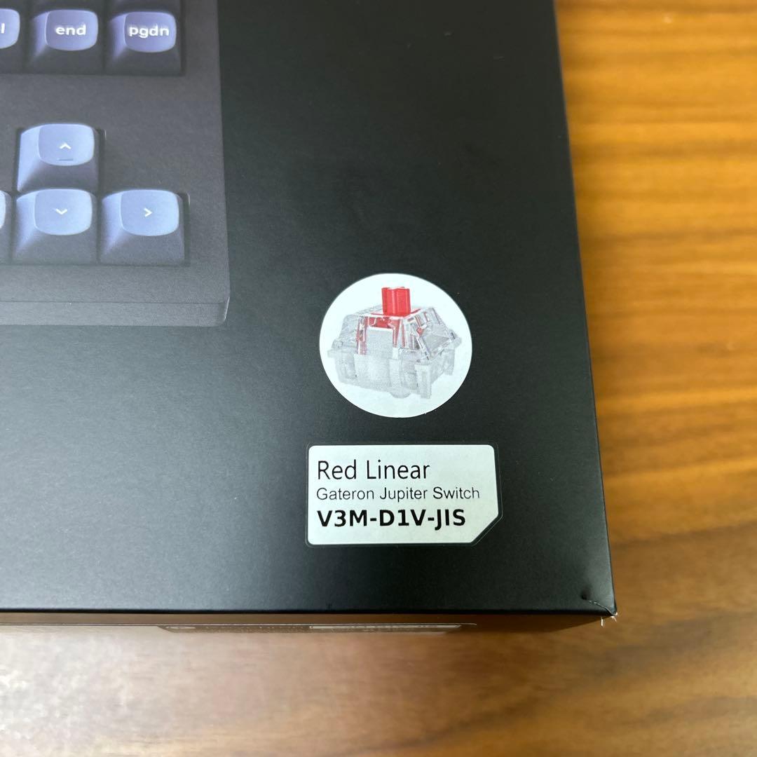 極美品 keychron V3 MAX JISかな印字なし 赤軸 おまけ付き