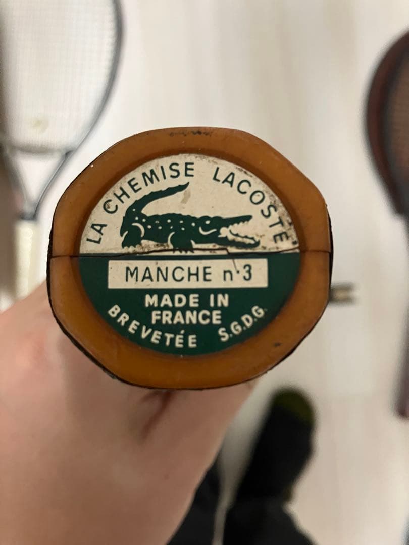 幻レア ラコステ T-2000 スチールラケット フランス製