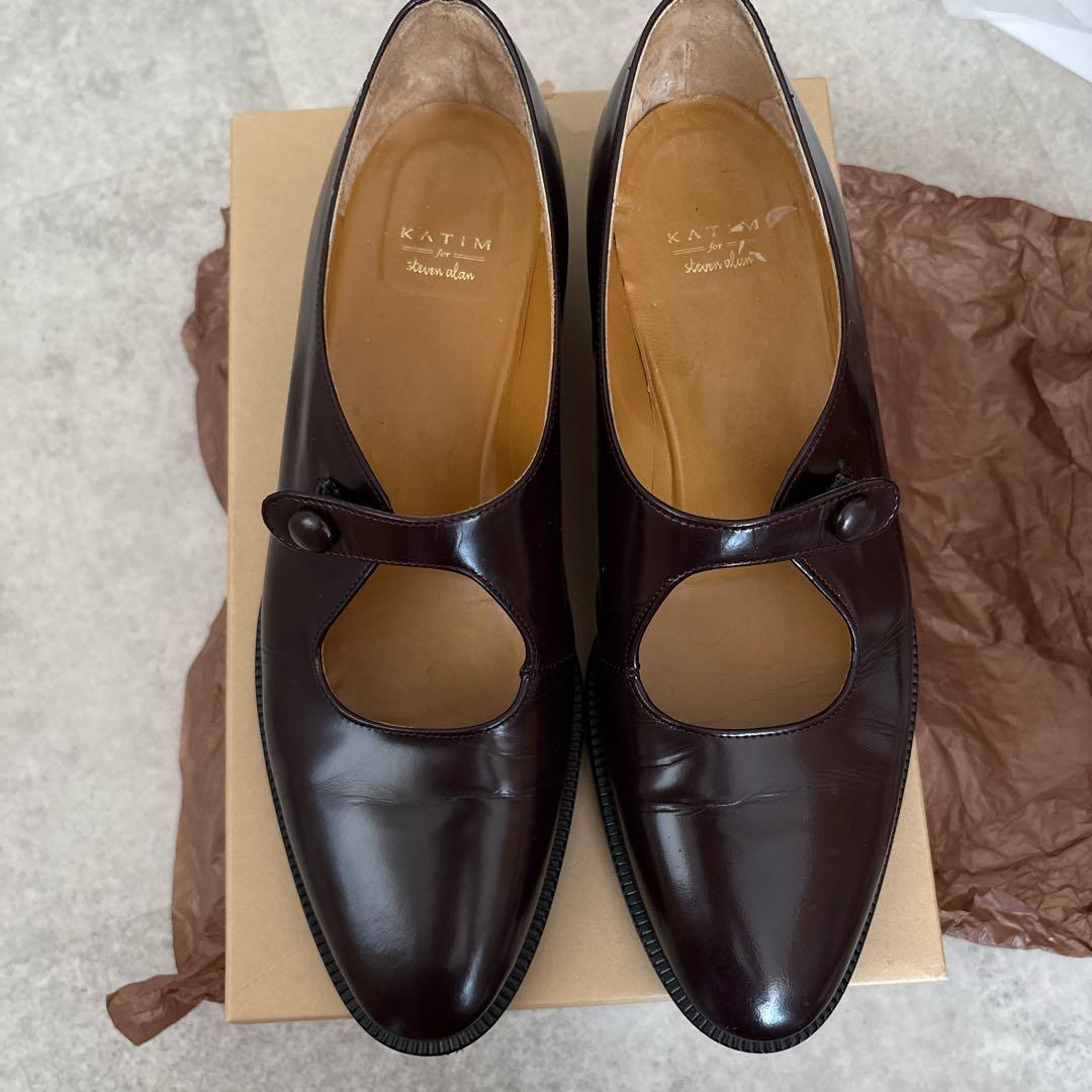 【箱、専用巾着付】katim stevenalan 別注　シューズ