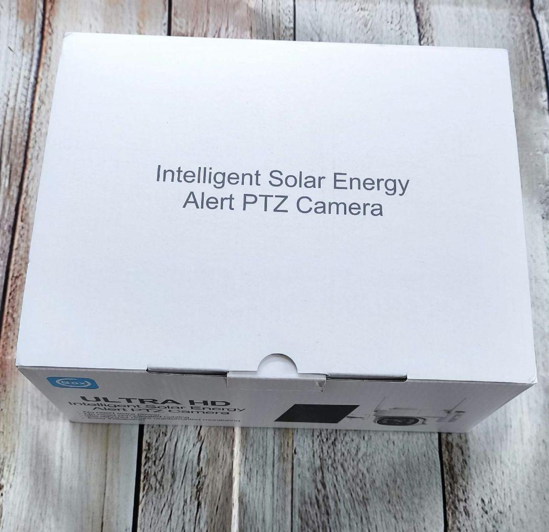 400万高画素4G SIMカード付属8Wソーラーパネル 防犯カメラwi-fiなし