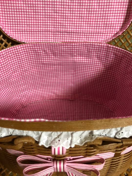 さくら様　オーダーゴミ箱、ピクニックかご完成品