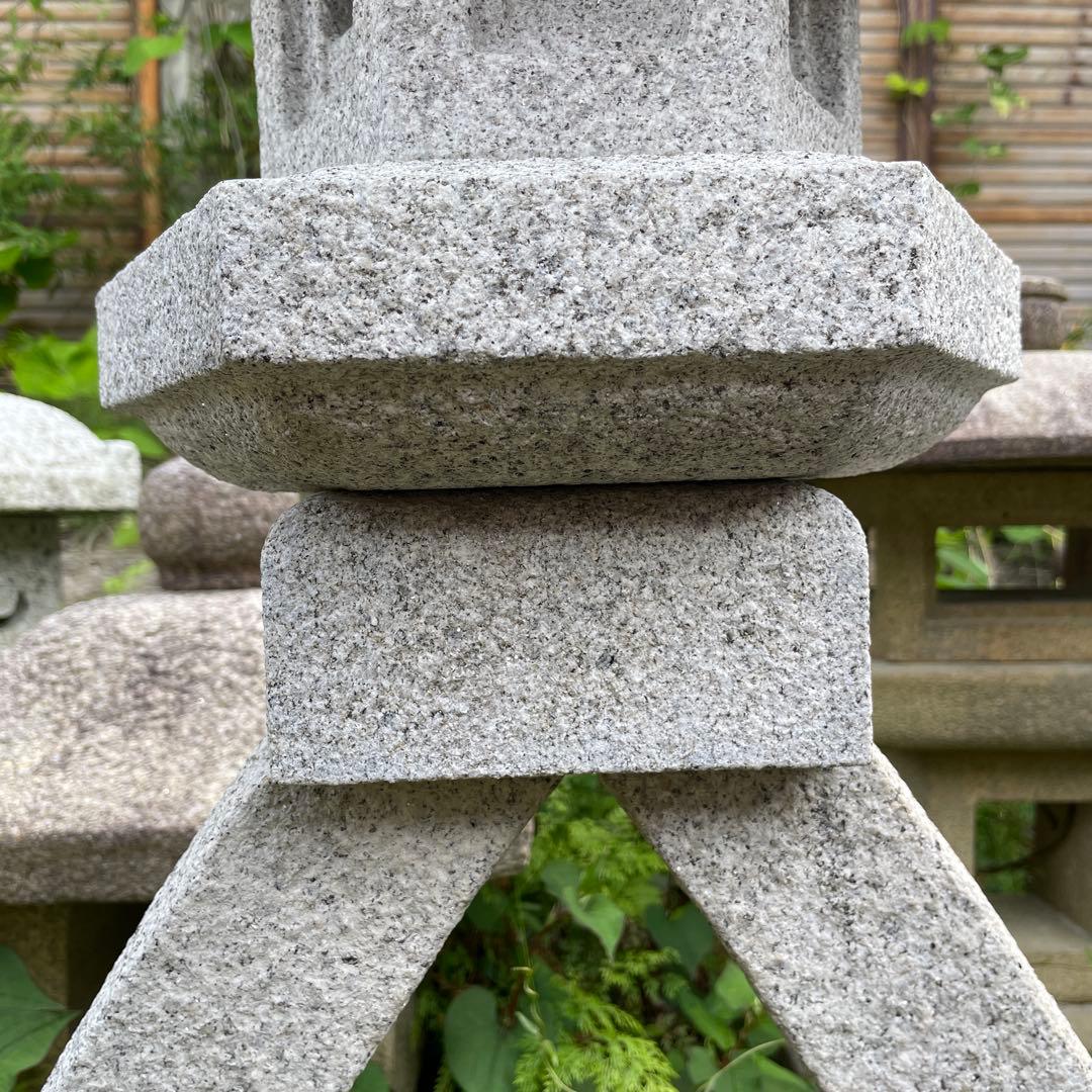 ことじ灯籠1.6尺　国産品　手作り　御影石　お値打ち品