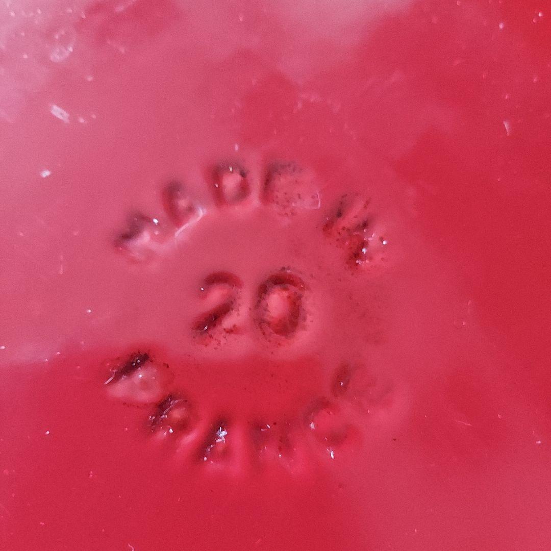 【美品】ストウブ ピコ ココット ラウンド チェリー 20cm