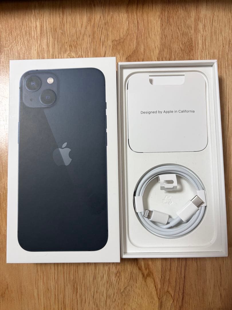 iPhone13 128GB SIMフリー 箱 充電ケーブル付き