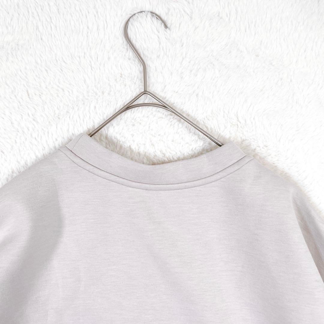 ビアズリー クルーネック プルオーバー ダンボール ビッグシルエット グレー