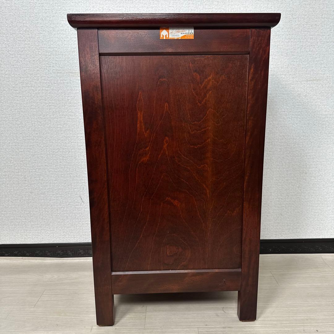 松本民芸家具 立体的なデザイン C型電話台 約13万8千円 i4※