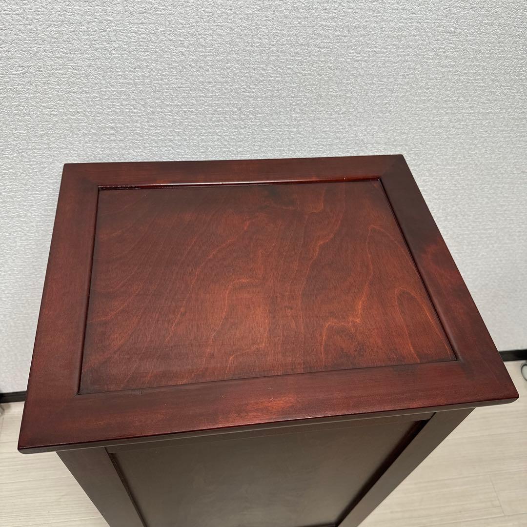 松本民芸家具 立体的なデザイン C型電話台 約13万8千円 i4※