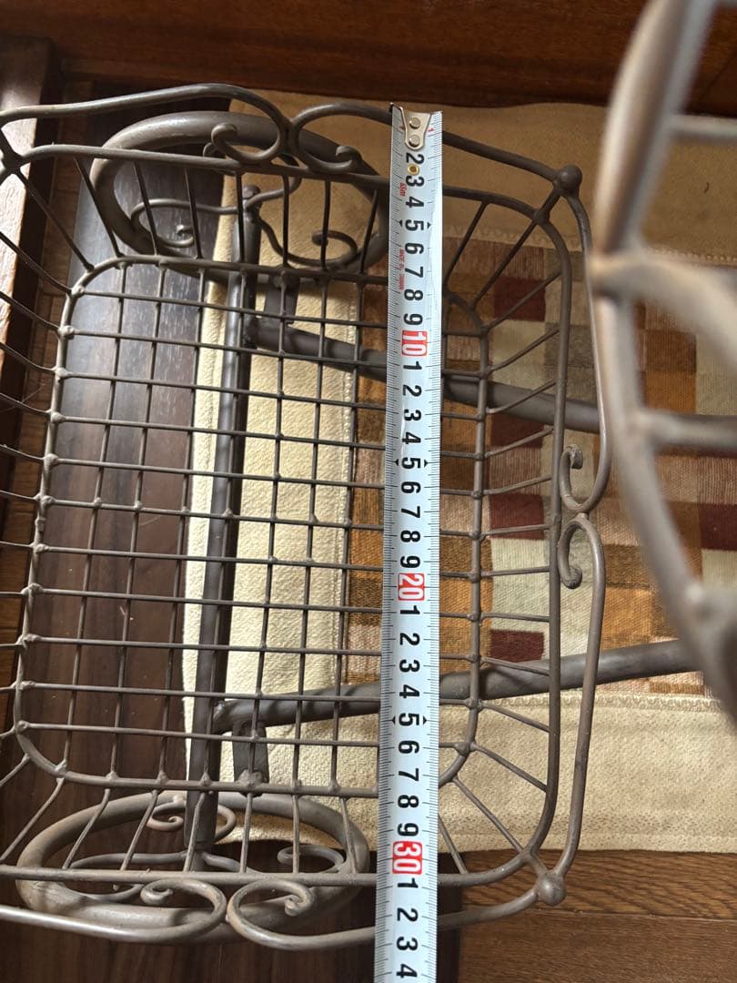 アイアン三輪車　プランタースタンド　アンティーク　オブジェ　ガーデン　カフェ