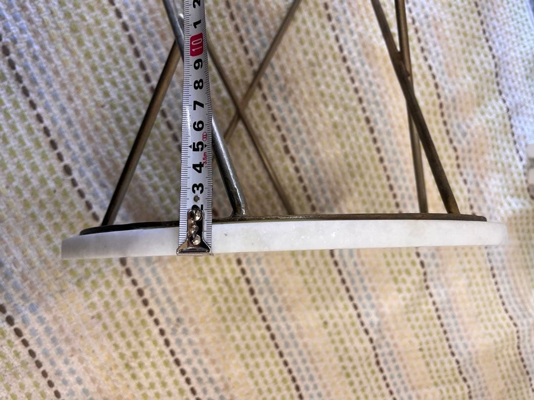 送料込み！ZARA  ザラホーム 大理石円形サイドテーブル レア