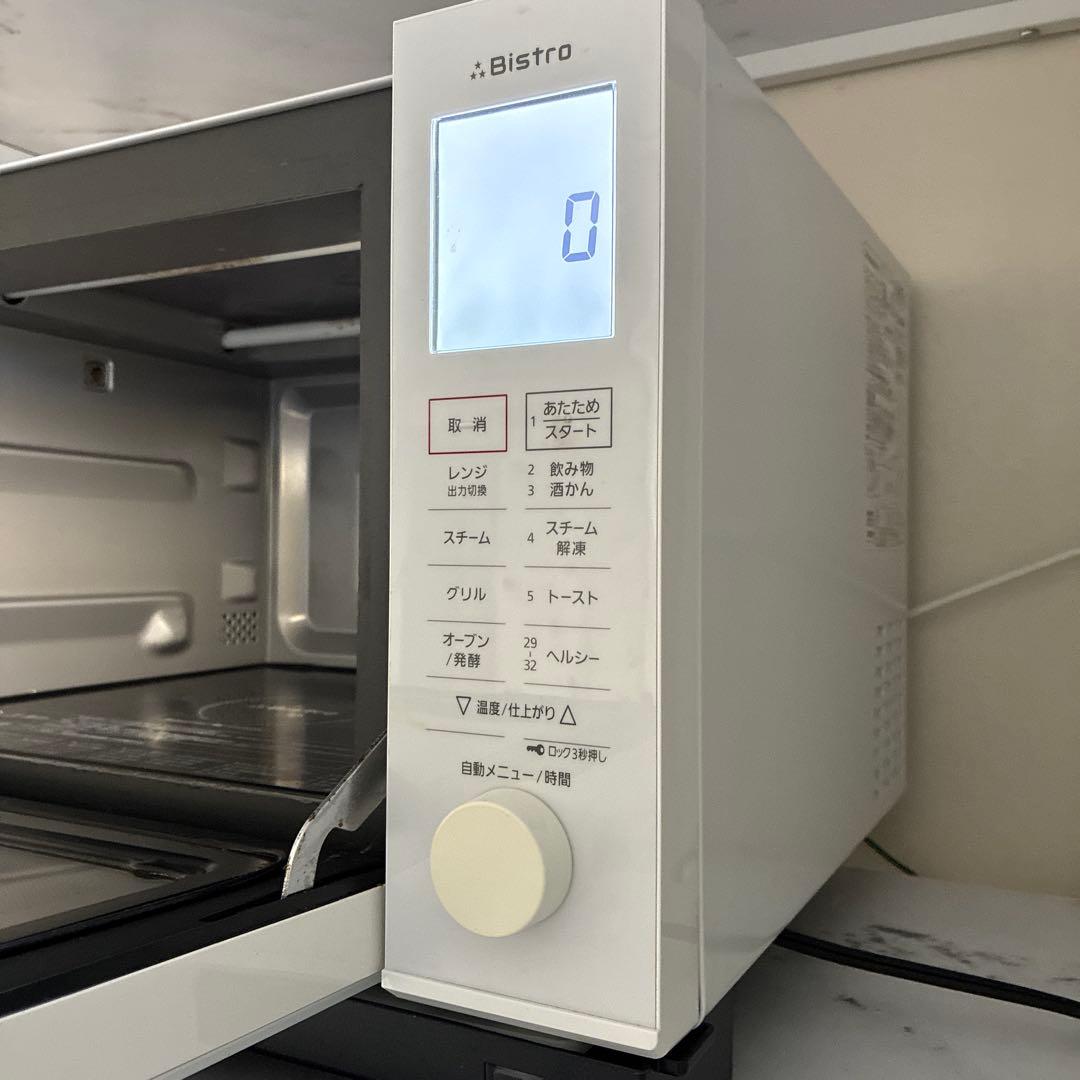 美品　Panasonic Bistro 30L 白　電子レンジNE-BS607
