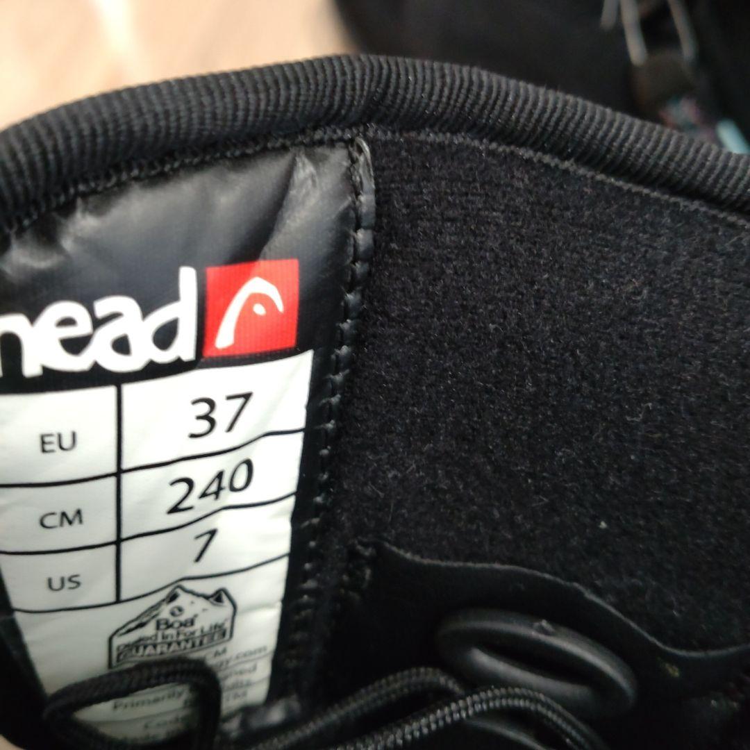 ヘッド　HEAD TWO スノーボードブーツ 24cm BOA ブラック